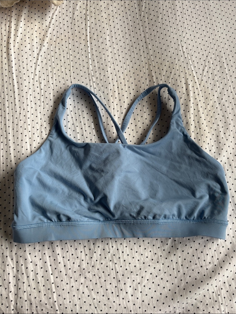 lululemon athletica Light Blue Cross-Back Sports Bra